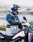 Casque Nexx XWED 2 Bleu/blanc de profil