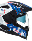 Casque Nexx XWED 2 Bleu/blanc de profil