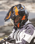 Casque Nexx XWED 2 wild country Orange/bleu de profile