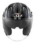 Casque moto KYT NFJ radar gris