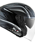 Casque moto KYT NFJ radar gris
